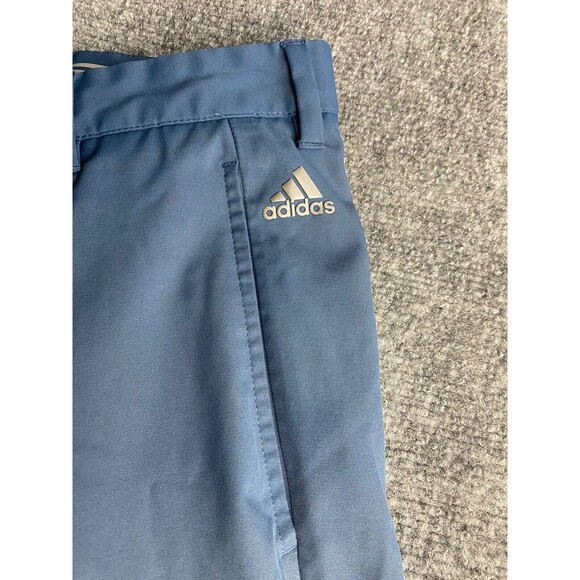 Adidas Golf Pants‎ Mens 34x30 Blue 3 Stripe Climalite Active Casual Sports - Picture 3 of 12
